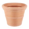 Vasar Kunststoff-Topf Doppio Bordo, Rund, Terrakotta -Pflanzenbedarf Geschäft 1107614 BildFS 001 UebertopfImprunetaDoppioBordoKunTopfImpruneta70Cm
