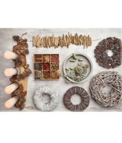 Dehner Kranz Liane Whitewash, Ca. Ø30 Cm -Pflanzenbedarf Geschäft 20170731 PR MO 002 DIYGC19