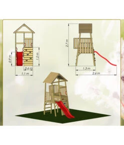 Wendi Toys Spielturm Hase, Ca. B110/H270/T260 Cm 10 Wendi Toys Spielturm Hase, Ca. B110/H270/T260 Cm -Pflanzenbedarf Geschäft 2049120 WE BG 001 SpielturmHase