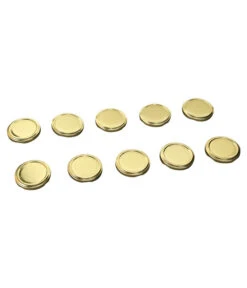 Schraubdeckel, Gold, Für Einkochgläser, Ø66 Mm, 10er-Set