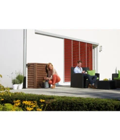 GARANTIA Woody Wandtank 350 L -Pflanzenbedarf Geschäft 2469575 WE MO 002 WoodyWandtank350Ldarkwood