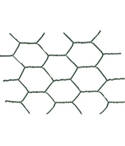Dehner Drahtgitter, Sechseckig, Dunkelgrün, Ca. L10 M -Pflanzenbedarf Geschäft 249110 WE DE 001 DrahtgitterPVCummanteltSechseck13x50x100cm