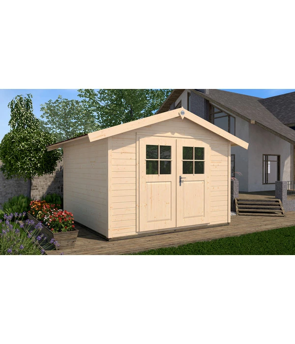 Weka Gartenhaus 122 Gr. 4, Ca. B380/H253/T274 Cm 3 Weka Gartenhaus 122 Gr. 4, Ca. B380/H253/T274 Cm