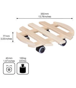 Wagner Multi-Pflanzenroller Rund, Ø 35 Cm -Pflanzenbedarf Geschäft 3519519 WE BG 003 MULTIROLLER