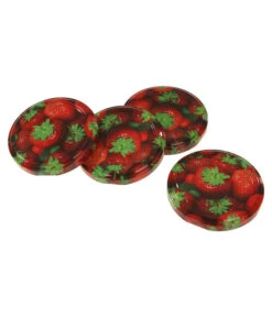Dehner Schraubdeckel Erdbeeren Für Einmachgläser, Ø66 Mm, 10er-Set -Pflanzenbedarf Geschäft 3758802 BildD 001 DehnerDeckelErdbeerenFuerEinmachglasDeckelErdbeeren66Mm10st