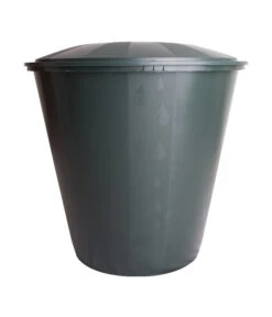 Kunstsoff-Deckel Für Regentonne 210/310 L, Rund, Dunkelgrün -Pflanzenbedarf Geschäft 3799996 3800125 WE FS 001 Kunststoff RegentonnemitDeckelWassertankRegentank