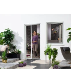 Hecht Fliegengitter Türrollo Smart, Ca. B125/H220 Cm -Pflanzenbedarf Geschäft 4020111 4020129 4020137 4020145 4020152 4020160 WE MO 003 HechtTuerrolloSmart