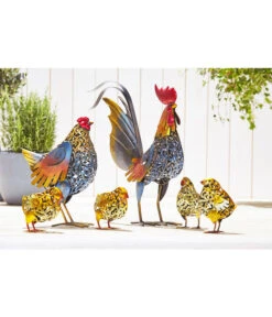 Dehner Metall-Hahn Toni 6 Dehner Metall-Hahn Toni -Pflanzenbedarf Geschäft 4044855 4044871 WE MO 001 DehnerMetallDekoHuehnchenEviGartendekoGartenfiguren