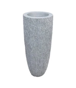 Roto Kunststoff-Blumentopf Samba, Konisch, Ø 48 Cm, Grau