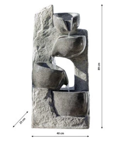 Dehner Polyresin-Gartenbrunnen Circ, Ca. H89 Cm 8 Dehner Polyresin-Gartenbrunnen Circ, Ca. H89 Cm -Pflanzenbedarf Geschäft 4079794 WE DE 001 DehnerPolyresinGartenbrunnenCircOutdoorbrunnen