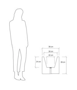 Farmet Kunststoff-Pflanzkübel Atlantis, Doppelwandig Mit Bewässerungssystem, Dunkelanthrazit -Pflanzenbedarf Geschäft 4110029 WE DE 004 ATLANTISRechteckigerDoppelwandigerPflanzkuebel39x39x39cmhochmitBewaesserungssystemDUNKELANTHRAZIT