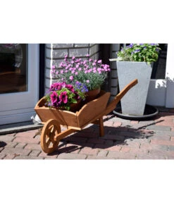 Dobar Pflanzschubkarre, 130 X 40 X 40 Cm -Pflanzenbedarf Geschäft 4154845 WE MO 002 GrossePflanzenschubkarrebraunDobar