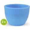 Farmet Kunststoff-Topf Orione Fluoreszierend, 2er-Set -Pflanzenbedarf Geschäft 4179982 WE FS 001 ORIONERunderPflanzkuebelDurchmesser20cm145cmhochFLUORESZIERENDSETMIT2STUECKENHELLBLAU 1