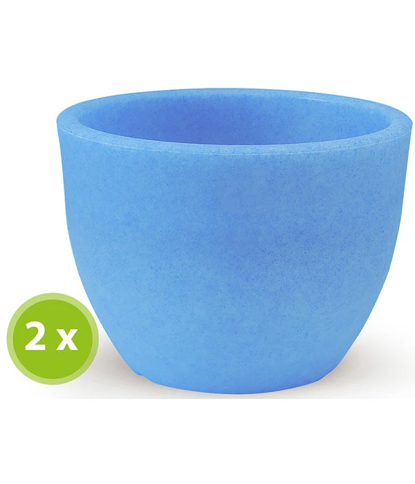 Farmet Kunststoff-Topf Orione Fluoreszierend, 2er-Set 3 Farmet Kunststoff-Topf Orione Fluoreszierend, 2er-Set