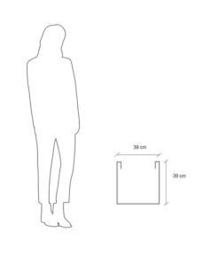 Farmet Kunststoff-Pflanzkübel Atlantis, Ca. B39/H39/T39 Cm -Pflanzenbedarf Geschäft 4181921 WE DE 004 ATLANTISPflanzkuebe39x39x39cmhochLILA