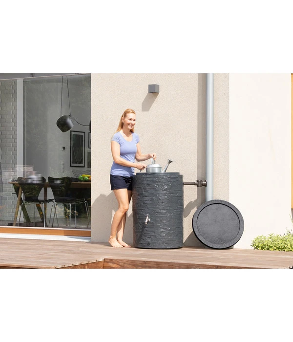 GARANTIA Muro Regenspeicher, Graphit Grey 6 GARANTIA Muro Regenspeicher, Graphit Grey – Bild 4