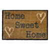 Hamat Fußmatte Fusion Dry Home Sweet Home, Ca. B75/T50 Cm -Pflanzenbedarf Geschäft 4313854 WE FS 001 FussmatteFusionDryHSH