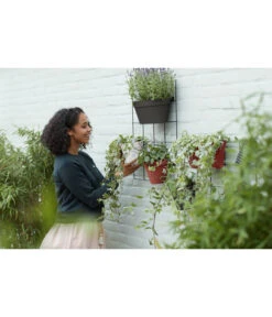 Elho Metall-Wandgitter Für Töpfe Loft Urban Green Wall Gestell, Ca. B47,3/H59/T1,5 Cm, Schwarz 27 Elho Metall-Wandgitter Für Töpfe Loft Urban Green Wall Gestell, Ca. B47,3/H59/T1,5 Cm, Schwarz -Pflanzenbedarf Geschäft 4315917 WE MO 004 elhoMetallWandgitterfuerToepfeBlumentopfurbangardening