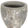 Dehner Keramik-Topf Mosaik, Grau -Pflanzenbedarf Geschäft 4435475 4435491 4435509 WE FS 001 DehnerKeramikTopfMosaik