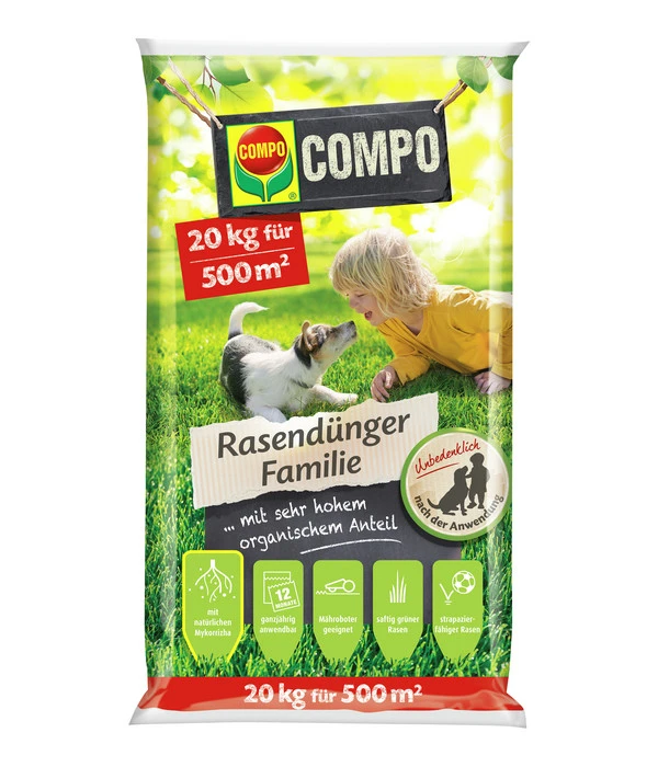 COMPO® Rasendünger Familie, 20 Kg 3 COMPO® Rasendünger Familie, 20 Kg