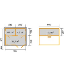 Weka Weekendhaus 703 5 Weka Weekendhaus 703 -Pflanzenbedarf Geschäft 4479630 WE FS 002 WekaGartenhaus