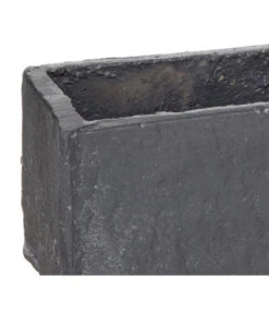 Dehner Zement-Jardiniere Slate, Rechteckig, Grau -Pflanzenbedarf Geschäft 5056221 PR DE 011 ArdezzaSandZementPflanzgefaessBlumenkastenGrauJardiniereSlate18Cm