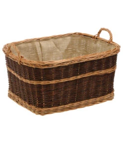 Pflanzenbedarf Geschäft 29 Weiden-Kaminkorb Mit Jute