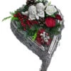 Grabgesteck, Herzförmig, Rot, Ca. B30/H25/T20 Cm -Pflanzenbedarf Geschäft 6124168 WE FS 001 RebenherzEngel30cmWIAllerheiligen2023