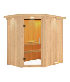 Wolff Finnhaus Innensauna De Luxe Helia, Ca. B210/H202/T165 Cm