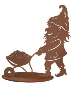 Ferrum Metall-Gartenwichtel Björn, Ca. H44 Cm