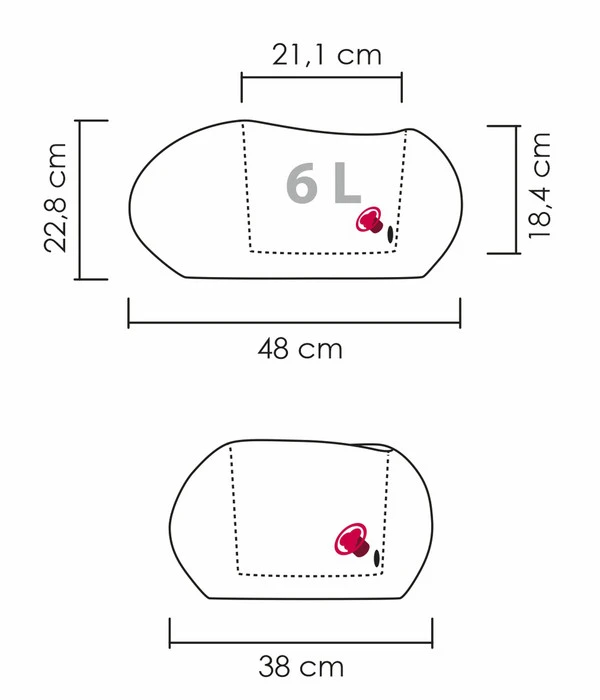 Scheurich Kunststoff-Topf Flow, Oval 7 Scheurich Kunststoff-Topf Flow, Oval – Bild 5