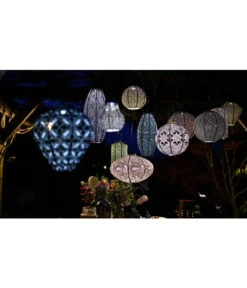 Lumiz Solar-Lampion Oval Paisley, Ca. Ø40/H27 Cm -Pflanzenbedarf Geschäft 6814206 WE MO 001 Solarleuchte 1