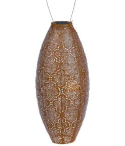 Lumiz Solar-Lampion Long Oval Bazaar, Ca. Ø20/H45 Cm