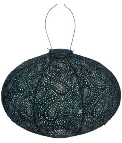Lumiz Solar-Lampion Oval Paisley, Ca. Ø40/H27 Cm