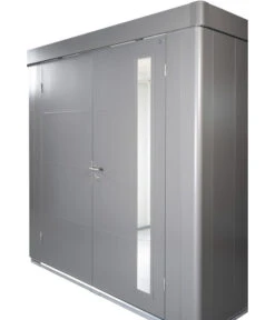 Biohort Gerätehaus Neo 1C, Silber/quarzgrau -Pflanzenbedarf Geschäft 6885255 WE DE 005 BiohortGeraetehausNeo 1