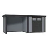 Wolff Finnhaus Metallgerätehaus Eleganto 3024, Inkl. Lounge Links, Ca. B602/H227/T258 Cm -Pflanzenbedarf Geschäft 6929442 WE FS 001 FinnhausEleganto