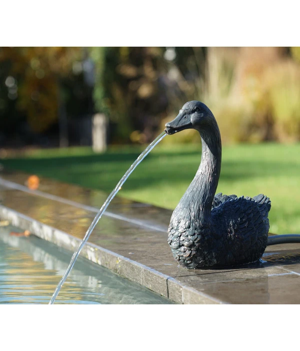 Ubbink Polyresin-Wasserspeier Schwan, Ca. B27/H27/T14 Cm 4 Ubbink Polyresin-Wasserspeier Schwan, Ca. B27/H27/T14 Cm – Bild 2