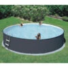 Summer Fun Stahlwandpool-Set Einsteiger, Rund, Anthrazit 1 Summer Fun Stahlwandpool-Set Einsteiger, Rund, Anthrazit -Pflanzenbedarf Geschäft 6956957 WE MO 001 StahlwandpoolSetrund350x90cm