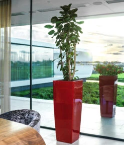 LECHUZA® CUBICO ALTO, All-in-One-Set, Ca. B40/H105/T40 Cm -Pflanzenbedarf Geschäft 6962278 WE MO 01 CUBICOAltoRot