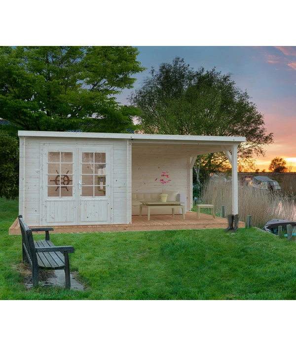 Palmako Gartenhaus Ella, Inkl. Seitendach 4 Palmako Gartenhaus Ella, Inkl. Seitendach – Bild 2