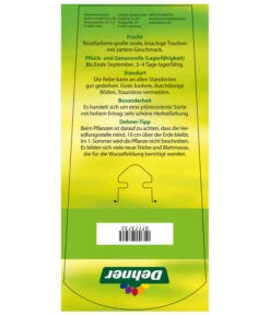 Tafeltraube 'Vanessa' -Pflanzenbedarf Geschäft 7773732 TafeltraubeVanessa Etikett2