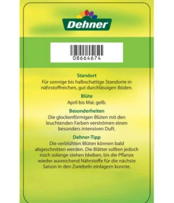 Kaiserkrone -Pflanzenbedarf Geschäft 8664674 KaiserkroneLutea Etikett 02