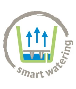 Scheurich Kunststoff-Topf Groove+, Rund, Ca. Ø28,5/H26 Cm -Pflanzenbedarf Geschäft WE DE 005 ScheurichIconSmartWatering