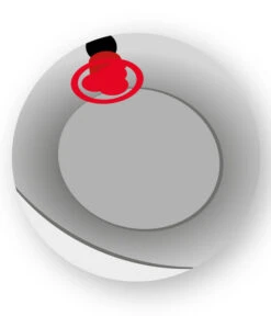 Scheurich Kunststoff-Topf Flow, Oval 17 Scheurich Kunststoff-Topf Flow, Oval -Pflanzenbedarf Geschäft WE DE 009 ScheurichBodenlochFlow