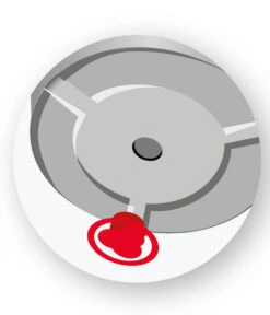 Scheurich Kunststoff-Topf C-Cone Bowl, Rund, Ca. Ø38,9/H17,5 Cm -Pflanzenbedarf Geschäft WE DE 011 ScheurichBodenlochRota